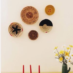 Woven Wall Basket Decor (Set of 5)