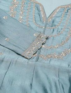 Elegant Blue Kurta Set with Dupatta