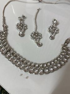 Stunning Silver Bridal Jewelry Set