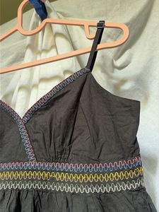 y2k style Embroidered Camisole Top