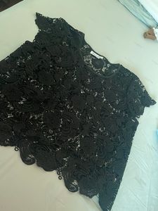Elegant Black Lace Top