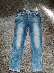 zara Men's Blue Wash Jeans