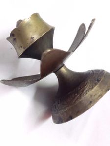 Vintage Brass Diya Lamp petal