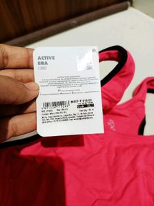 Jockey Pink &amp; Black Bra XL 35cm