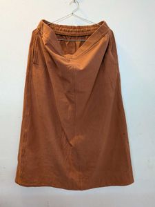 Casual Orange tan skirt