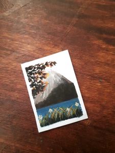 Handmade mini painting for decor
