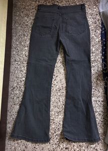 Grey Flared Jeans