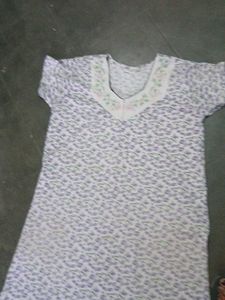 Comfortable Floral Print Nightgown