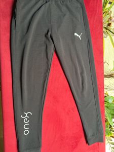 Puma Black Trackpant/ Sweatpants