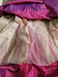 bust 40 Elegant Maroon Gown