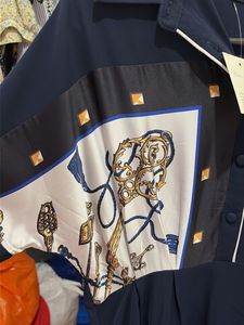 Chic Navy Blue Shirt Dress