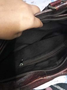 Classic Brown Leather Tote Bag