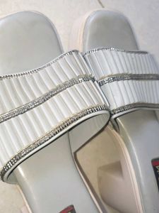 Elegant Ruched Wedge Sandals