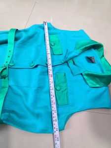 Teal Utility Jumpsuit