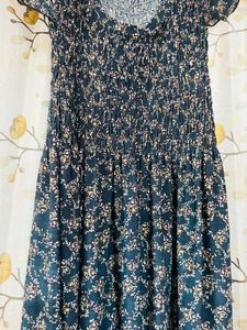 Floral Smocked Maxi Dress