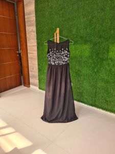 Stone Work Party Wear Dress/Gown