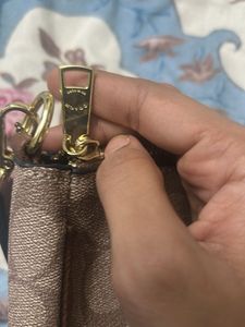 Coach Monogram Wristlet/Clutch