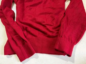 cashmere red top
