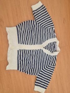 Striped Knit Cardigan