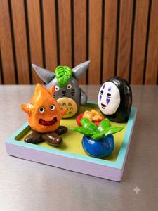 Cute Anime Figurines Set