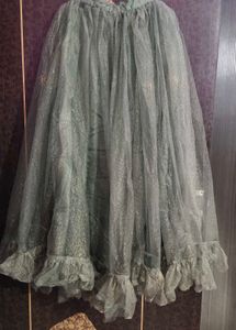 price reduced - Elegant Pink &amp; Green Girls lehenga