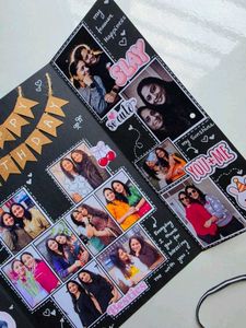Personalized Handmade Photo Scrapbook
