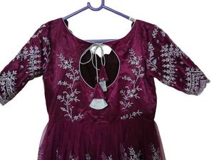 Elegant Embroidered Ethnic Gown