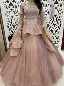 Beautiful Engagement Gown With Cancan Ring