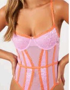 Strappy Lace Teddy Corset