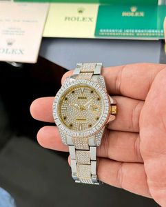 Rolex Watch - Diamond Encrusted Two-Tone