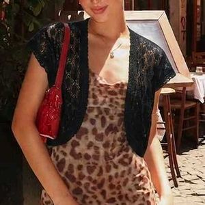 Black Lace Bolero Shrug