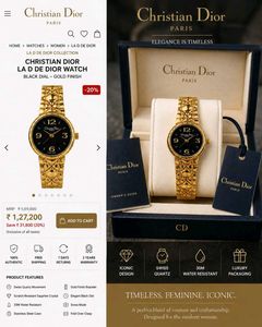 CHRISTIAN DIOR LA D DE  WATCH FOR LADIES