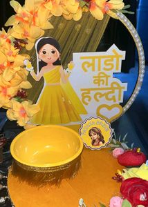 Haldi Platter For Girls