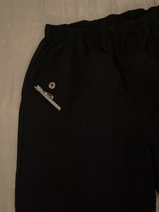 Stylish Black Cropped Pants with Zippers