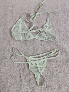 Sheer Bikini Set