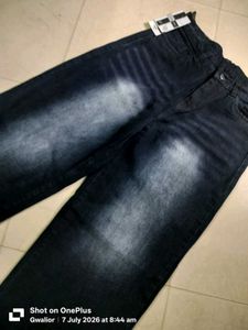 Wide Leg Baggy Black Jeans