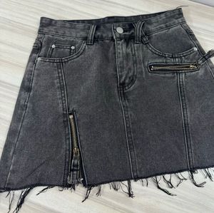 W Studio Denim Mini Skirt