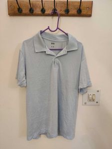Uniqlo Light Blue Polo T