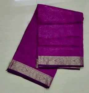 Purple 💜 Saree