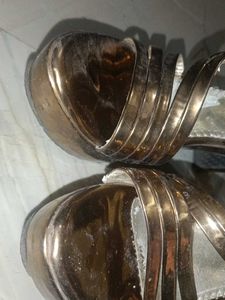 Gold Wedge Heels