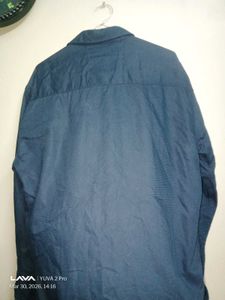 Men's Navy Blue Casual Shirt