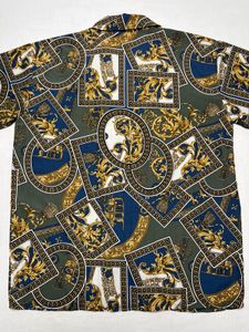 Baroque Gold Print Shirt | Versace Vibe