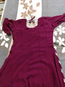 Beautiful Maroon Kurta Set
