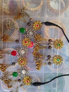 Boho Floral Indian Jewelry Set