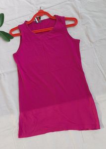 Fuchsia Color Tank Top