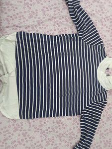Striped Long Sleeve Top