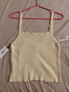Ribbed Button-Up Crop Top