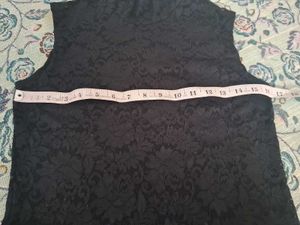 Elegant Black Lace Mock Neck Top