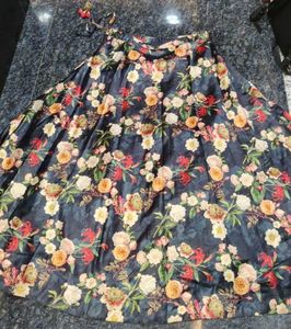 Floral Print Ethnic Skirt