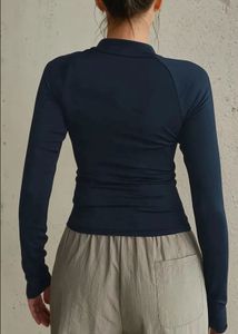 Body Hugging Zip Up Top